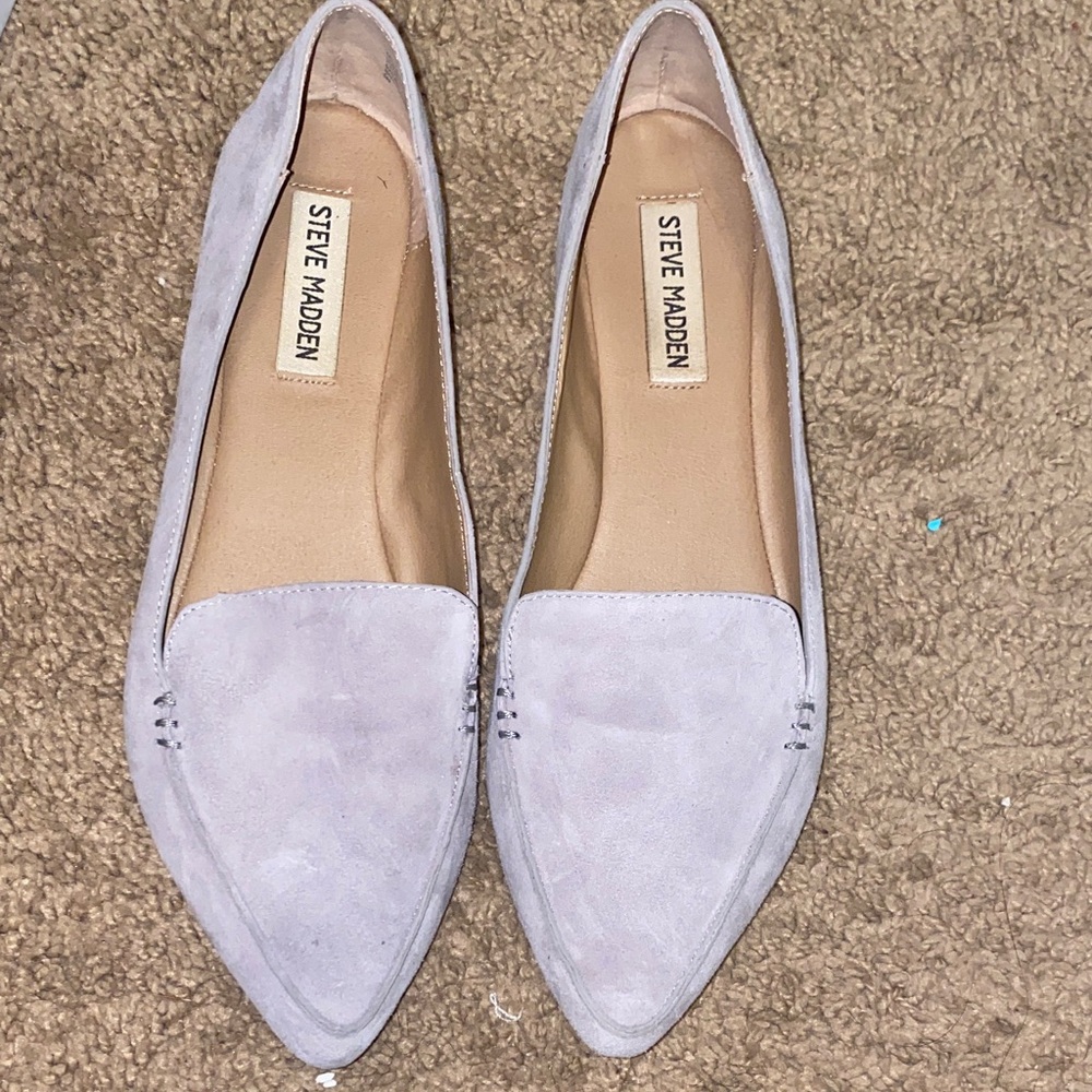 Steve Madden Women's Light Gray Flats